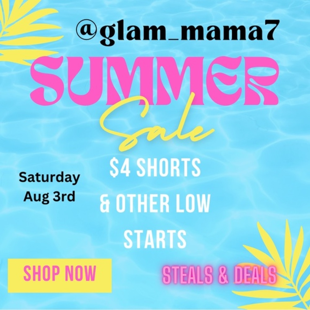 COPY - Glam-Mama7 LIVE SHOW notification, like this listing to be notified!